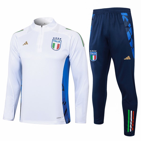 Sudadera De Training Italia 2024-25 Blanco 3